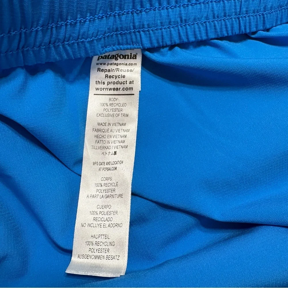 Patagonia Women’s Stretch Planing Micro Shorts 2” inseam – Blue – Size L - Picture 9 of 9